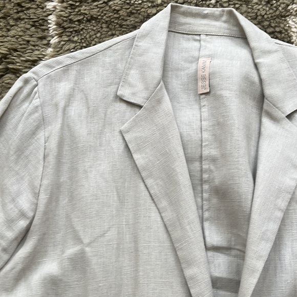 Jesse Kamm Linen Blazer M/L - Picture 2 of 5